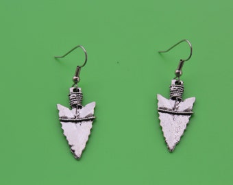 PENDIENTES de punta de flecha, la flecha indígena, occidental, vaquero, indio americano, armas, caza, cazador, arco, tiro con arco, 122