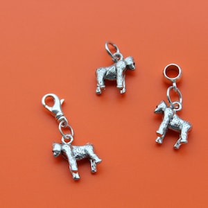 GORILLA or GREAT APE Charm,Charm Dangle,Zipper Pull, Euro Bead,Ape,Primate,Monkey,Chimpanzee,Chimp,Gorilla,Zoo,Jungle,Zookeeper,118
