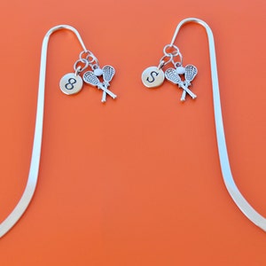 LACROSSE STICKS initial BOOKMARK,Initial or Number,lacrosse,lax,lacrosse player,lacrosse coach,lacrosse team,lacrosse mom,lacrosse gift,1589