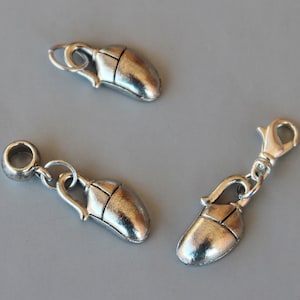 COMPUTER MOUSE Charm,Charm Dangle,Zipper Pull, Euro Bead,secretary,computer programmer,office,office worker,computer operator