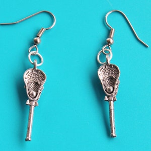 LACROSSE STICK EARRINGS,lacrosse,lax,lacrosse team,lacrosse player,lacrosse coach,lacrosse mom,lacrosse gift,1241