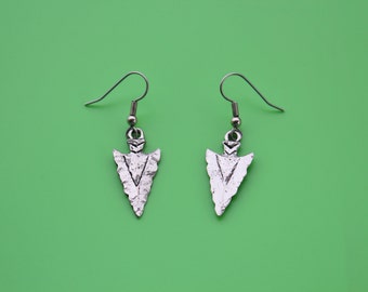PENDIENTES de punta de flecha, la flecha indígena, occidental, vaquero, indio americano, armas, caza, cazador, arco, tiro con arco, 123
