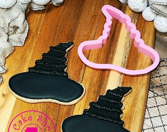 Curved Witch Hat Cookie Cutter STL *21 Sizes*