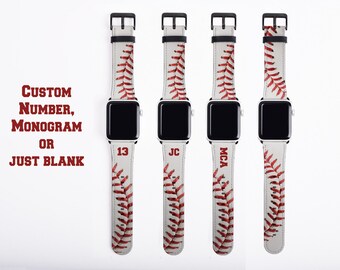 Baseball Apple Watch Band Etsy