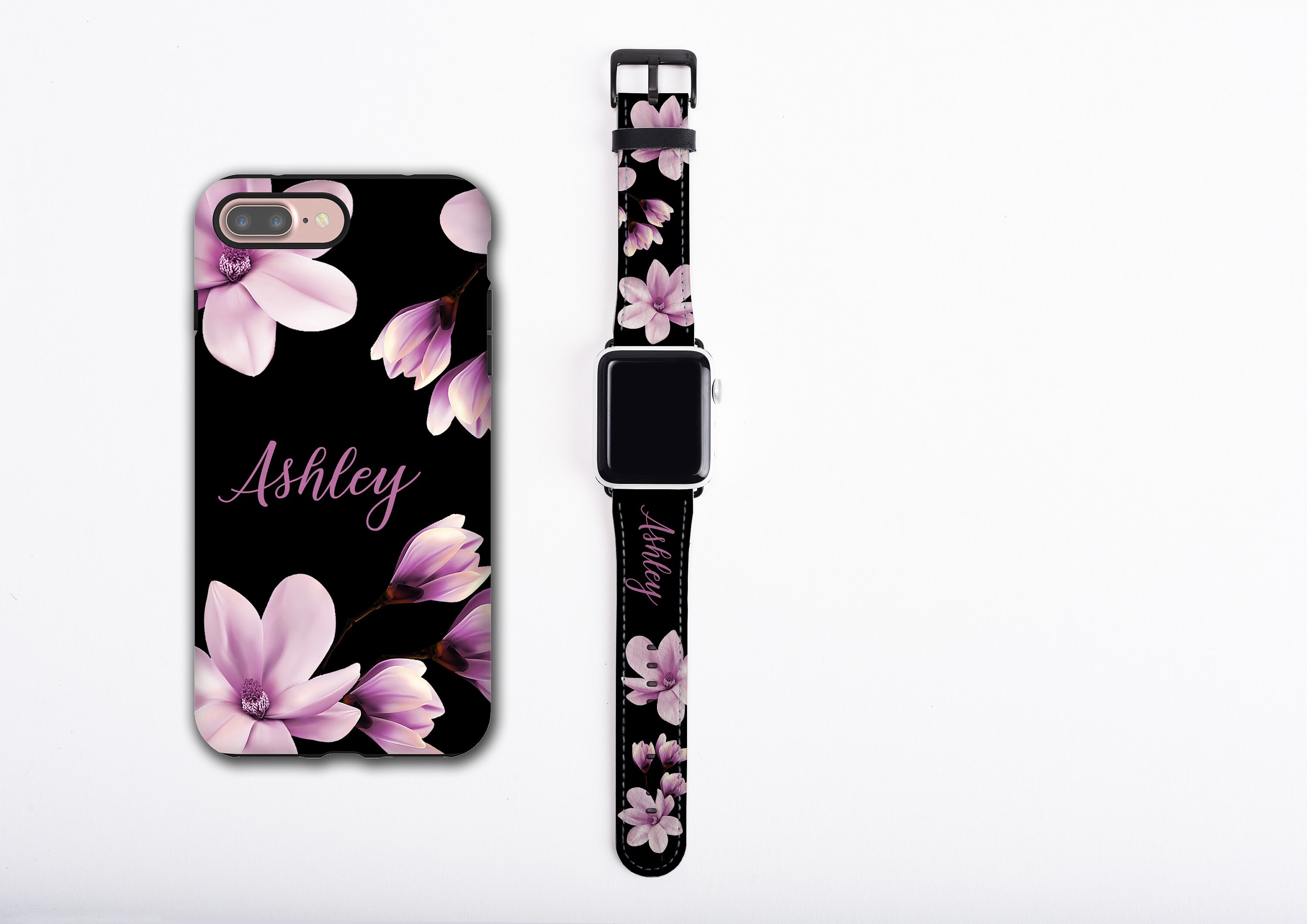 iphone case and apple watch band set