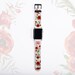 Charee Woodke reviewed Poppy Flower Apple Watch Band, monogram poppies watch strap, faux leather Apple watch strap, 42mm,38mm,customized iWatch band fit all series