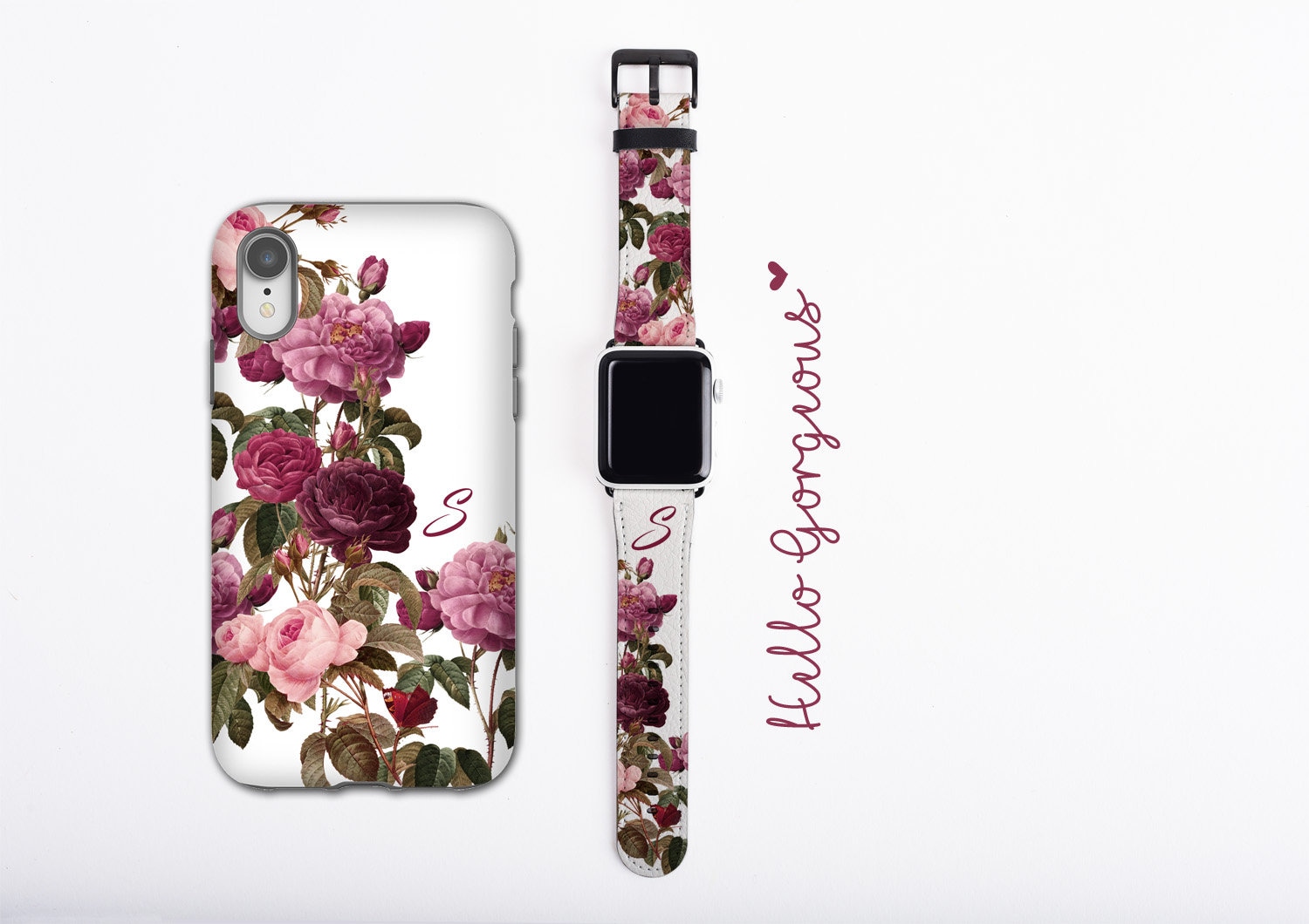 matching apple watch and phone case