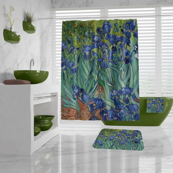 Van Gogh Fine Art Shower Curtain Irises Fl Bathroom Van Gogh Fine Art Shower Curtain Irises, Van Gogh Irises Shower Curtain