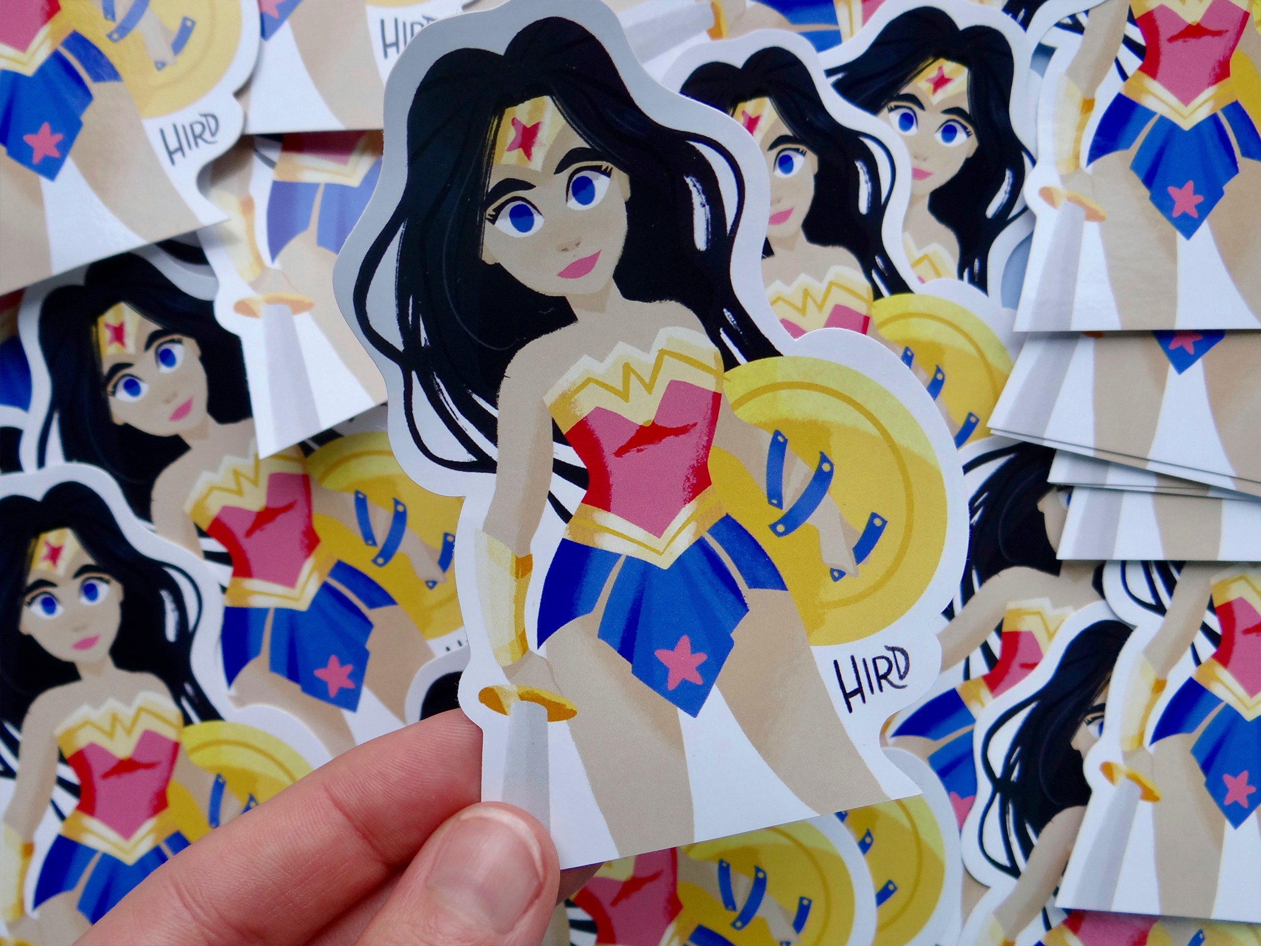 Wonder Woman,WonderWoman Sticker,Super Hero Decal Macbook Decals Stickers Makes the Perfect Gift 