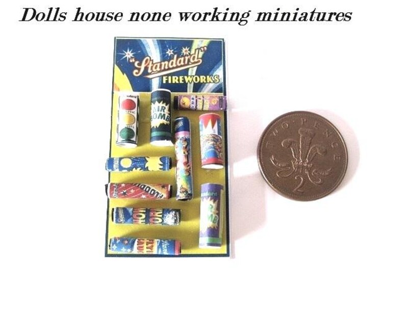Mini Firework Set SET OF FIREWORKS - Etsy