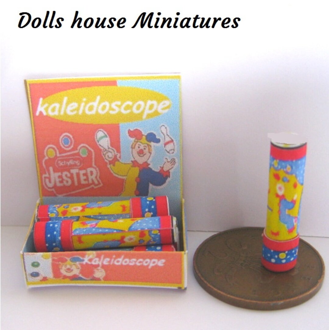Miniature Toy Counter Display Kaleidoscope Etsy
