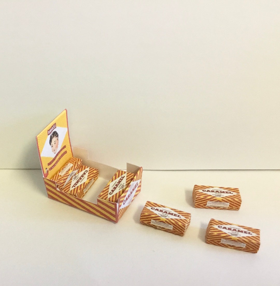 Dolls House Shop Counter Displays caramel Wafers Etsy