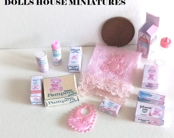 Miniatur Baby Artikel PINK Teddy