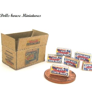 various SHOP counter boxed vintage soaps