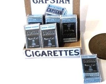 Various Miniature tobacco shop displays