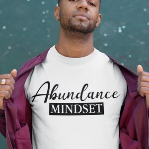 Instant Digital Download  • SVG cut file  • Abundance Mindset • dxf • png • eps • jpeg 300dpi Printable