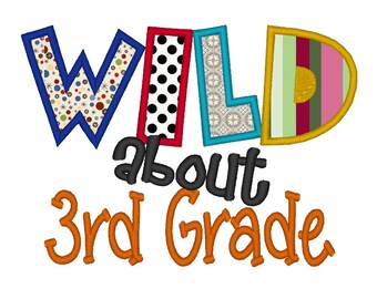 Download 3rd Grade Applique Etsy