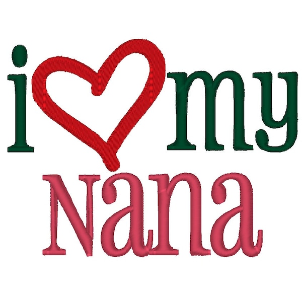 Nana Embroidery Etsy