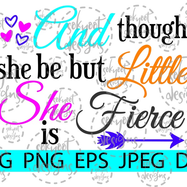 She is Fierce Decal - Etsy