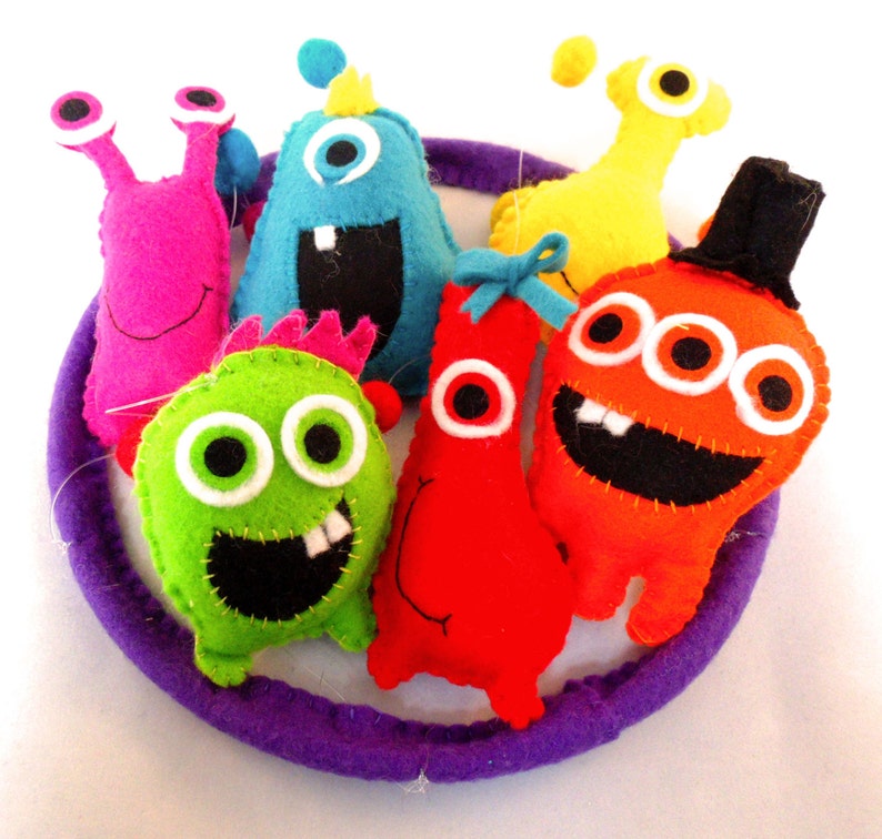 Mobile monsters Etsy