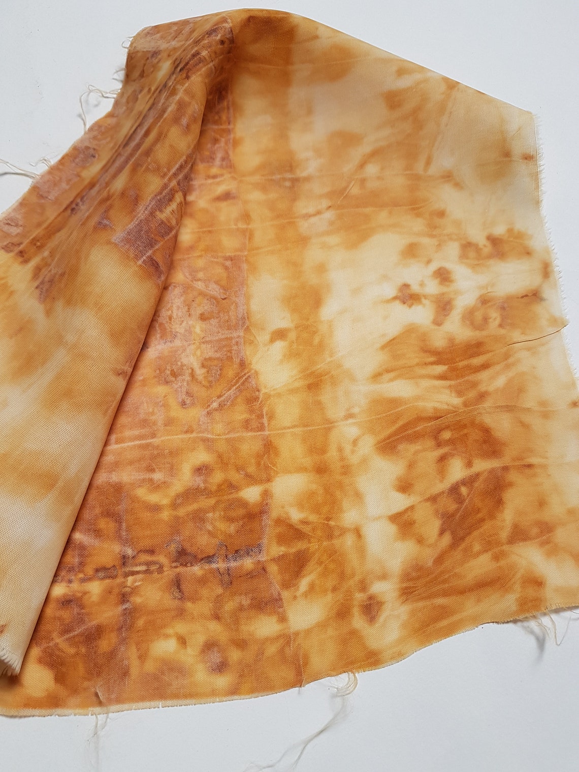 33 x 29 cm rust dyed rusty cloth slow eco dyeing natural dye Etsy