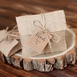 Sacchetti per bomboniere in juta, sacchetti regalo per matrimoni, sacchetti in lino rustico naturale, sacchetti regalo rustici, matrimonio in campagna, matrimonio in juta, sacchetti per caramelle e gioielli