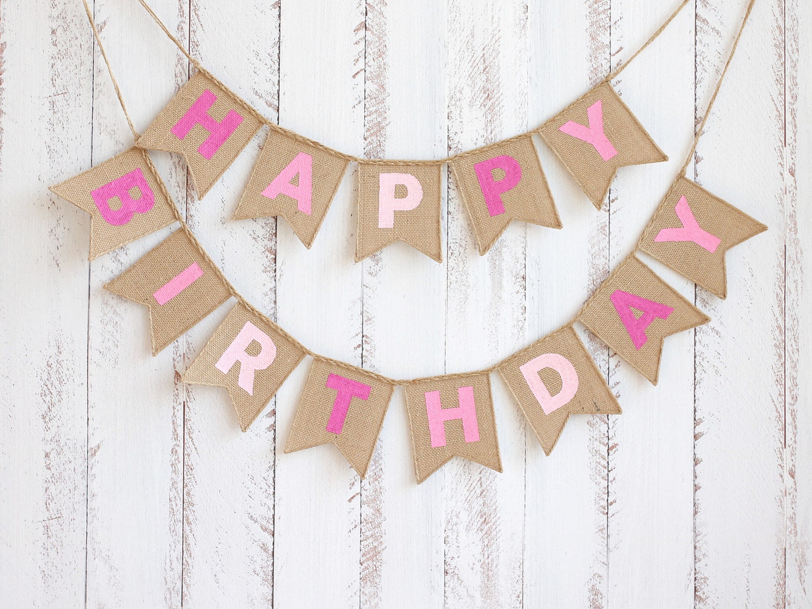Happy Birthday Girl Banner Personalized Banner Shades of Etsy