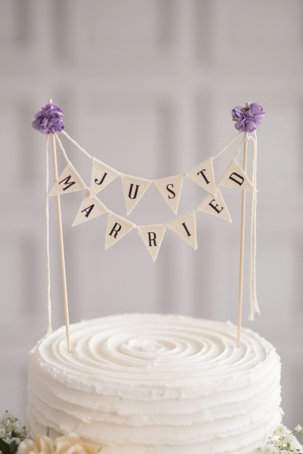 Just Married Topper Per Torta Nuziale In Legno - Italia Topper Torta  Matrimonio, image size:1000x1500