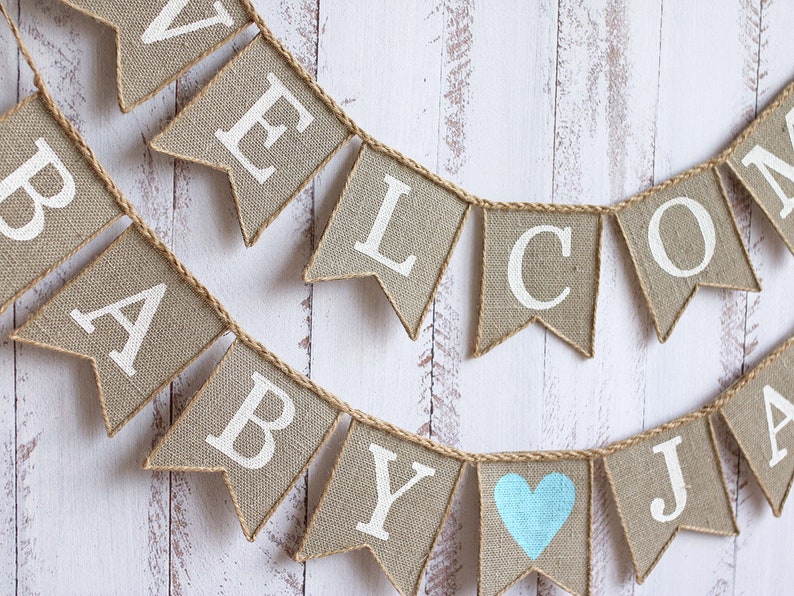 Baby Banner Baby Sign Baby Bunting Baby Etsy