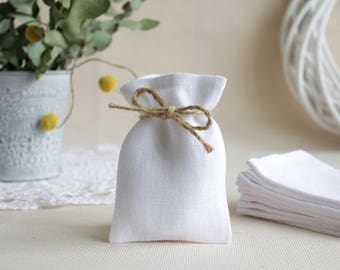 SET OF 150 wedding favor bags, Cotton Linen Small Drawstring Gift Bags Jewellery Pouches High Quality Wholesale, jewelry bags