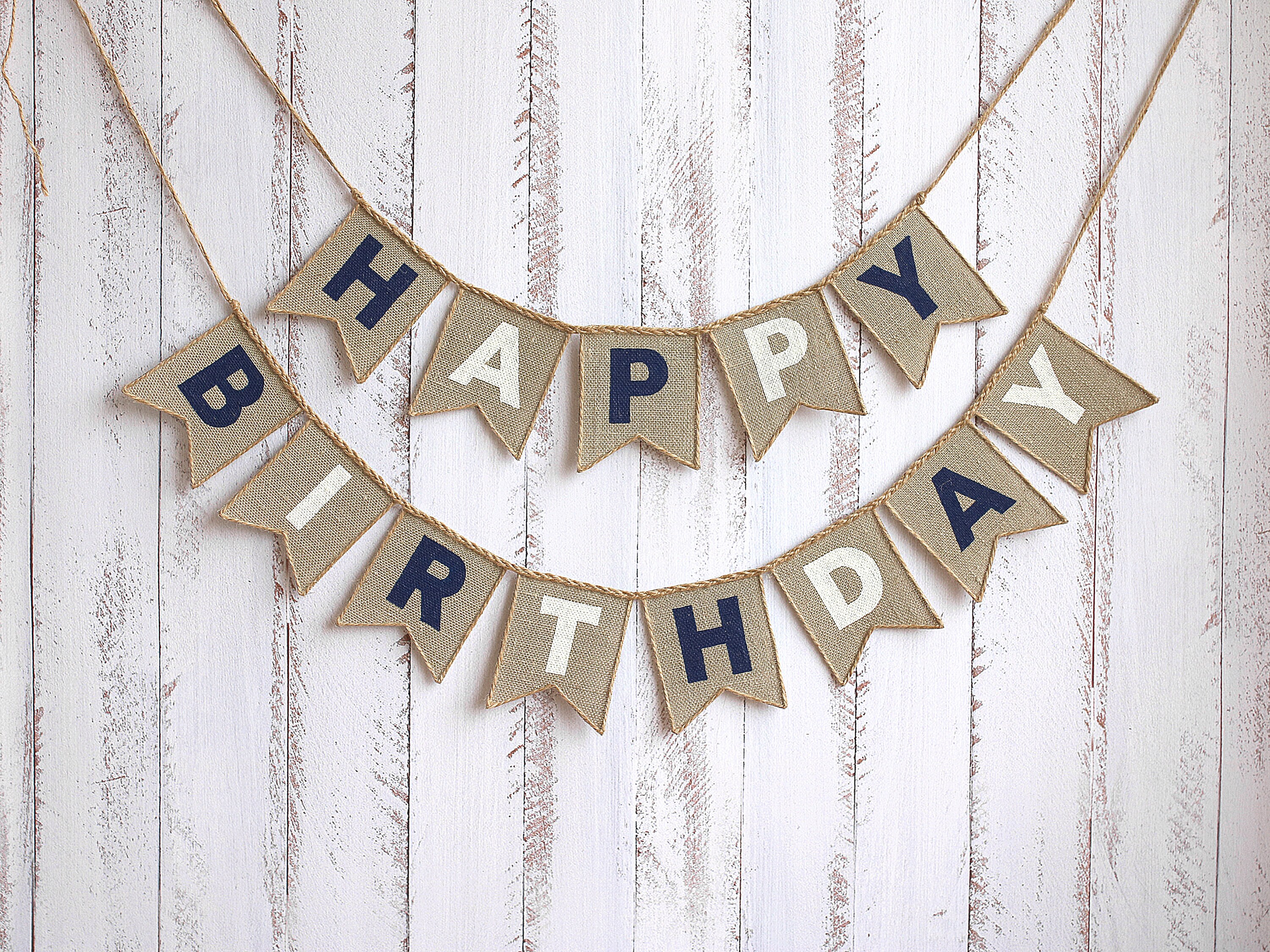 Happy Birthday Dad Banner Happy Birthday Dad Happy Birthday - Etsy