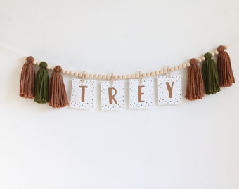 woodland bunting, woodland banner, Adventure baby shower, Woodland Garland, Custom Baby banner, name banner, personalized banner