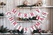 Merry Christmas Banner, Christmas Garland, Burlap Banner, Christmas Sign, Christmas Decor, Merry Christmas Bunting, burlap Christmas decor