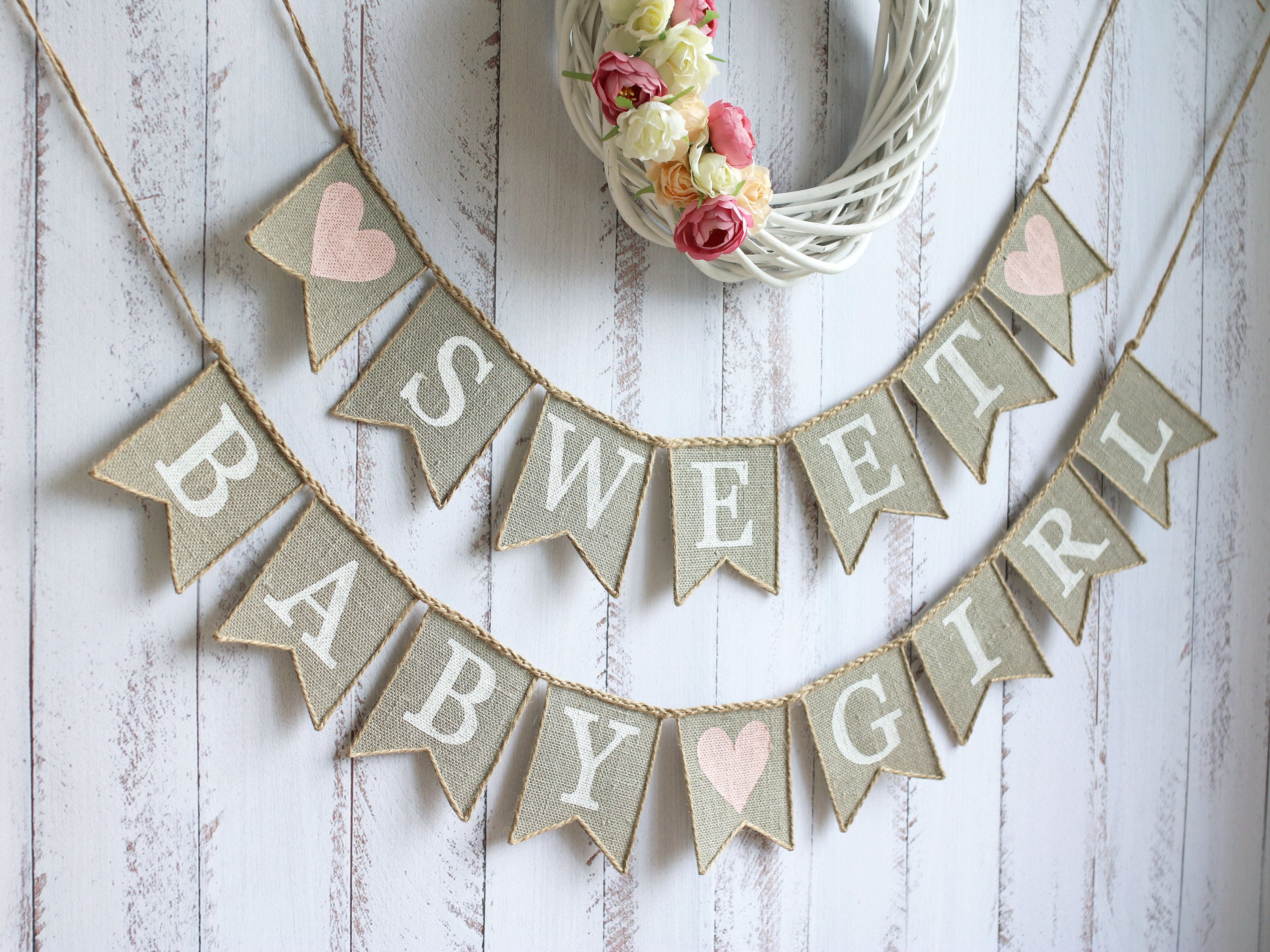 Sweet Baby Girl Banner Baby Girl Shower Banner Baby Girl Etsy Canada