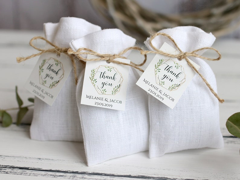 White Favor Bags Rustic Wedding Gift Bags Wedding Candy Etsy