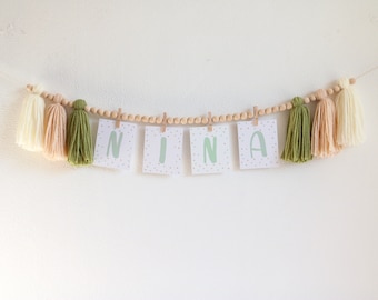 Greenery Baby Shower Banner, Eucalyptus Decor, Succulents Baby Shower Garland, Baby Sprinkle Backdrop, Woodland Bunting, Neutral Shower