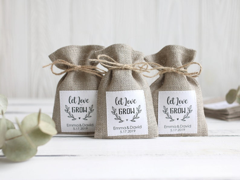 wedding favor bags, Rustic gift bags, Custom Wedding Favor Bags, Wedding Gift Bags, Wedding Favors, Burlap Favor Bags, Wedding Favour Bags image 3