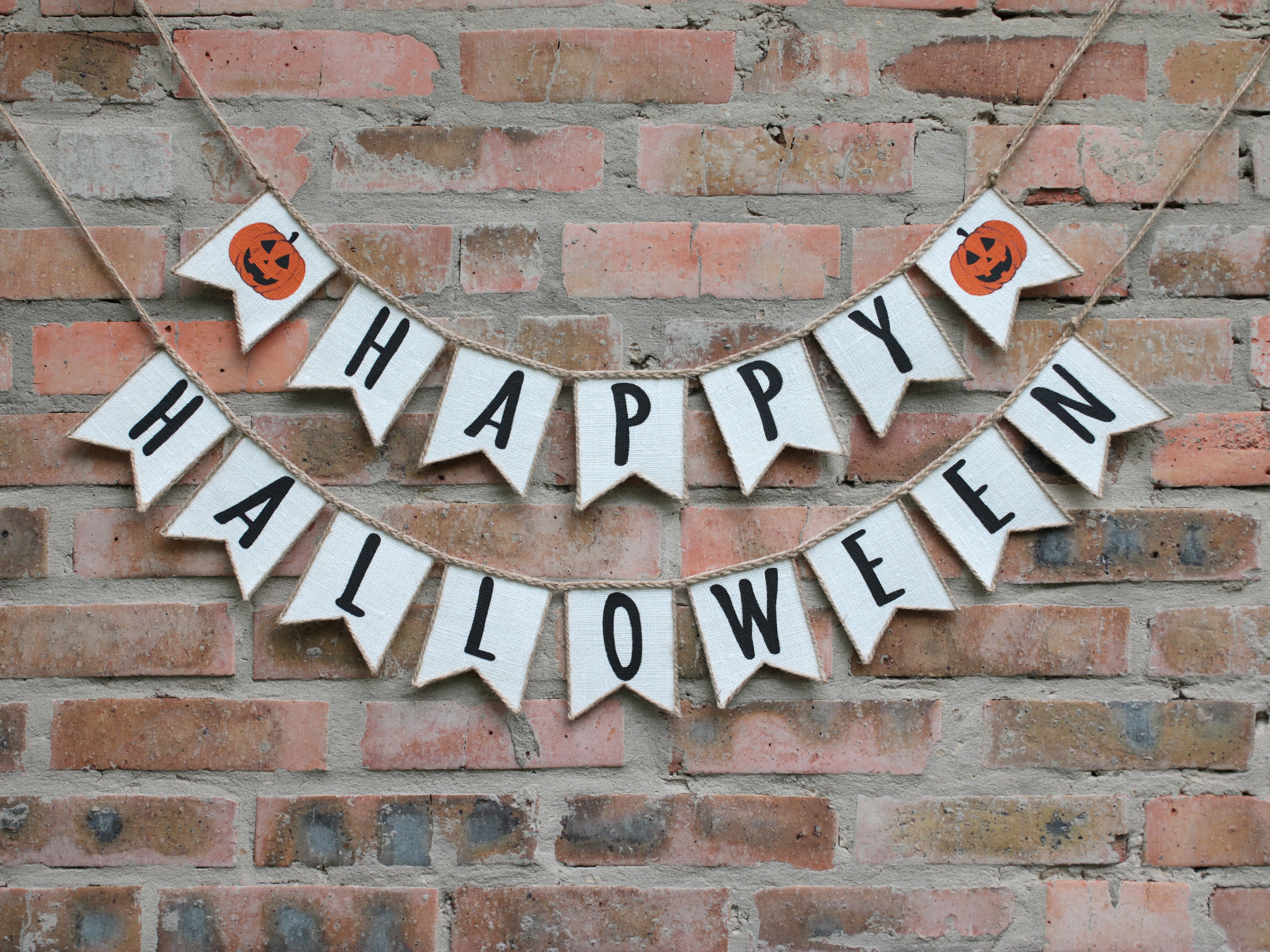 Happy Halloween Banner halloween garland Halloween Sign | Etsy