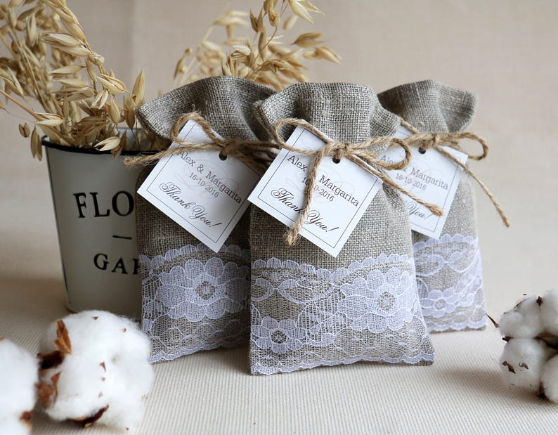 Rustic Wedding Favors For Guests Wedding Favors Bags Rustic Etsy