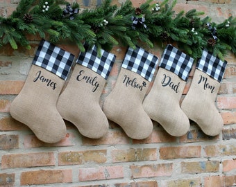 Personalized Christmas Stockings, Christmas Stockings, Burlap Stockings, Christmas Stocking, Stockings, Stocking, Personalized Stocking