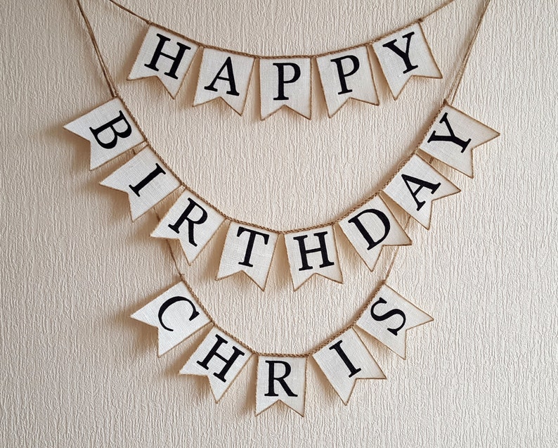Personalized Birthday Banner