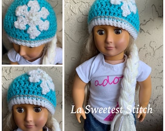 Queen Elsa hat for American Girl doll