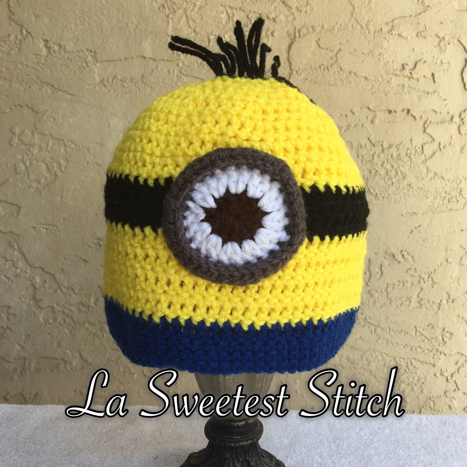 Crocheted Minion Hat - Etsy