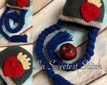 Evie Inspired Crocheted Hat