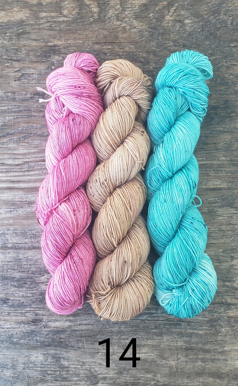 fingering weight hand dyed yarn indie dyed yarn 3 skein sets