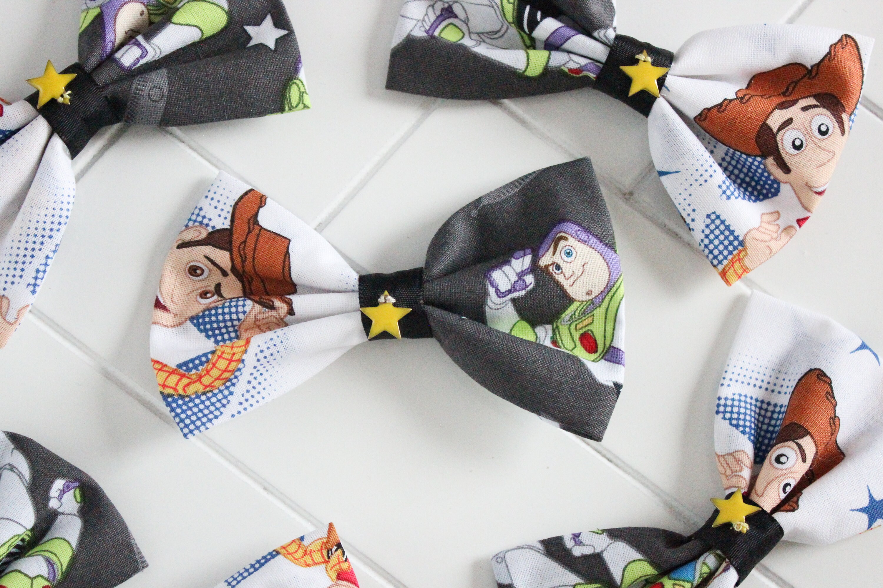 Best Buds Bow // Buzz Lightyear Bow Woody Bow Toy Story Bow Etsy