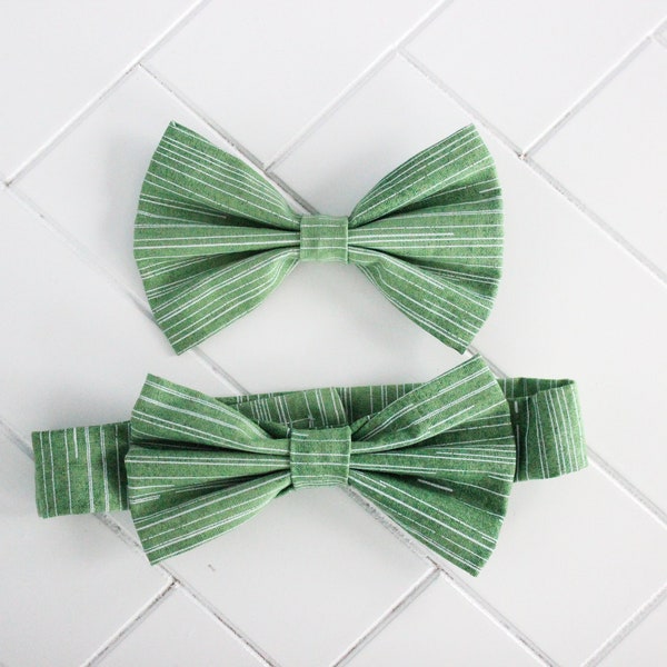 Seaglass Bow & Bowtie