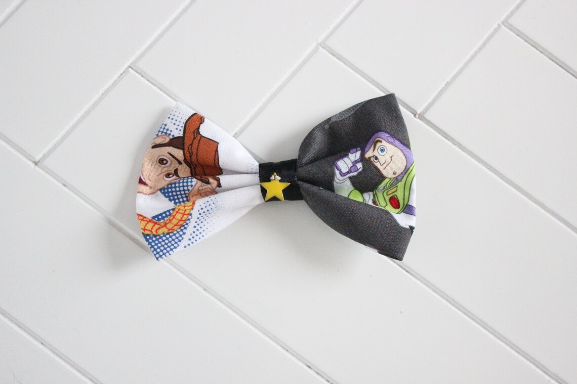 Best Buds Bow // Buzz Lightyear Bow Woody Bow Toy Story Bow Etsy