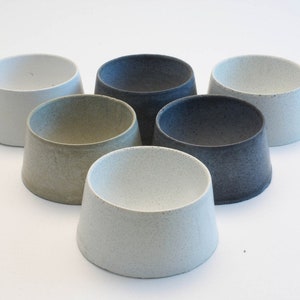 Egg cups from concrete, Set of 6, Eggcups