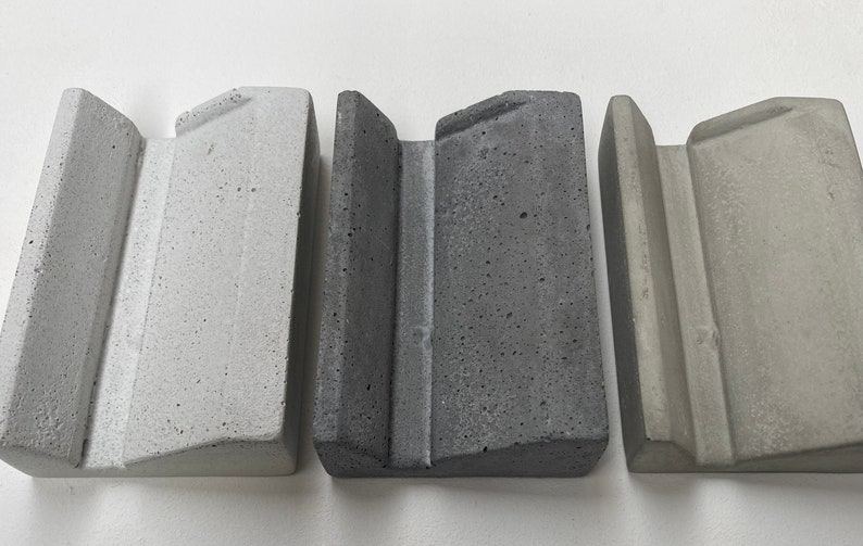 raw living Concrete soap dish image 5